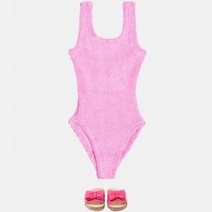 HUNZA G GIRLS ALVA ONE PIECE SWIMSUIT